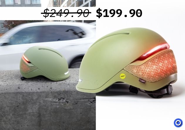 This Light-Integrated “Smart Helmet” With Turn Signals and Auto Brake Lights Is Finally On Sale